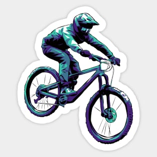 BMX Biker Sticker